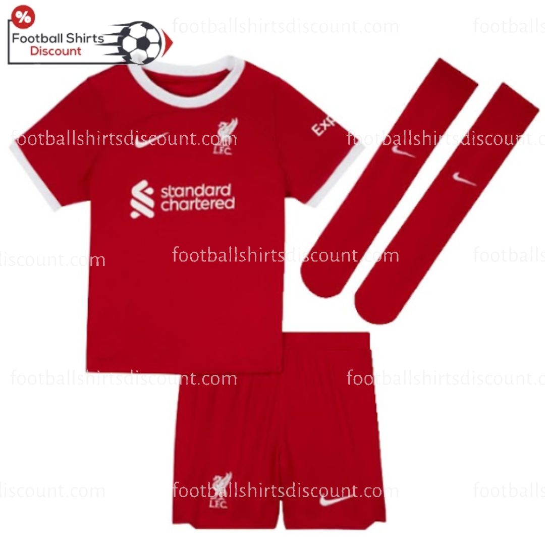 Liverpool Home Kid Football Kit 2023/24