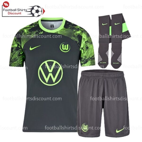 VfL Wolfsburg Away Kid Football Kit 2023/24