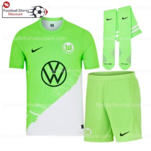 VfL Wolfsburg Home Kid Football Kit 2023/24