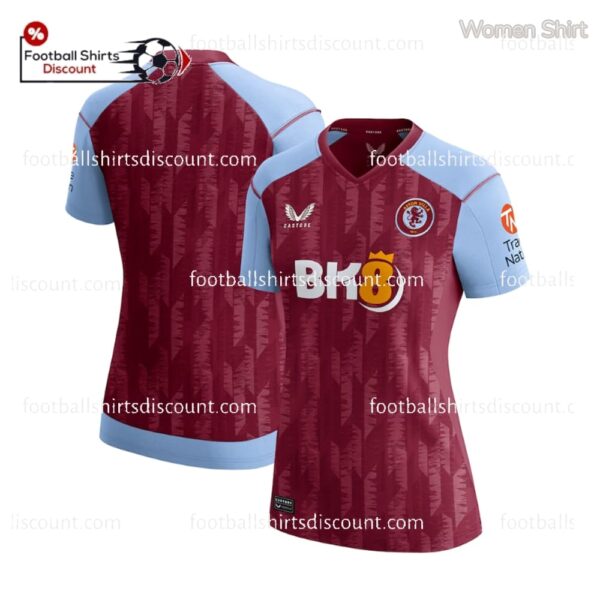 Aston Villa Home Women Football Shirt