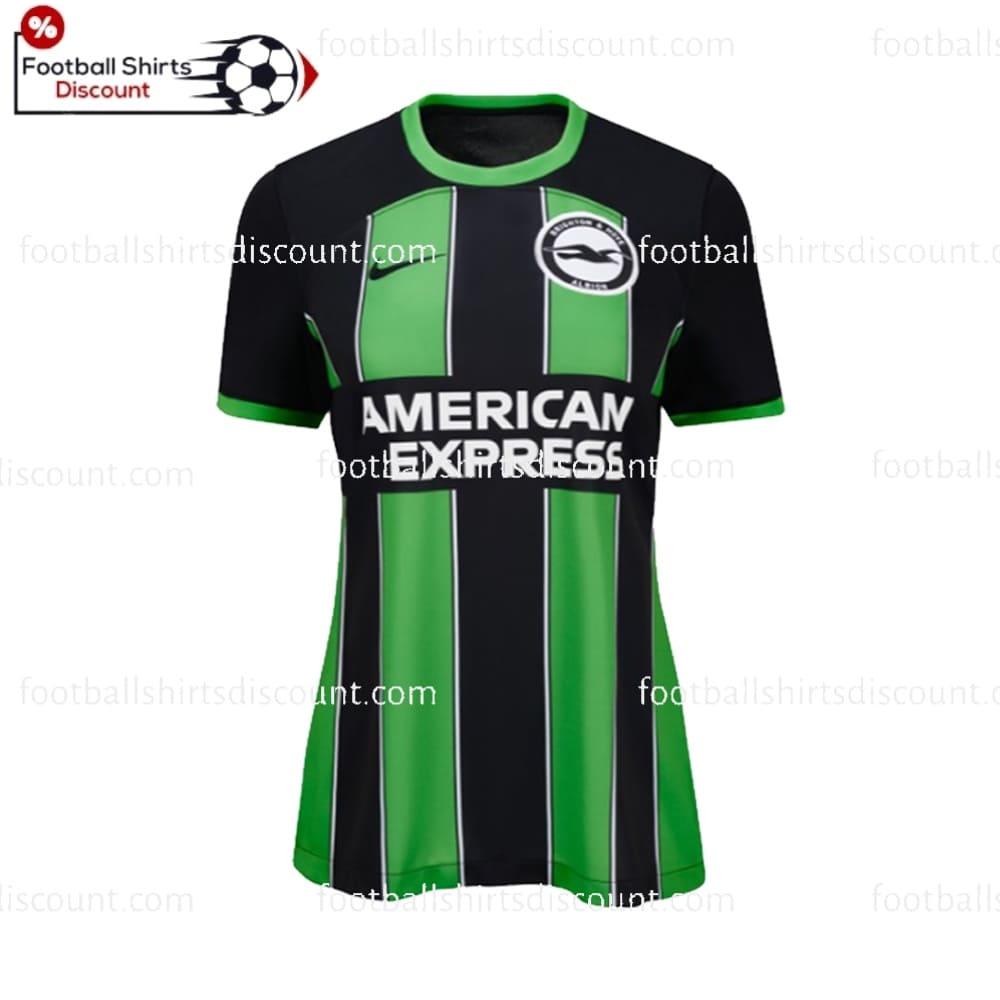 the front of Brighton Away Women Football Shirt Discount 2023/24