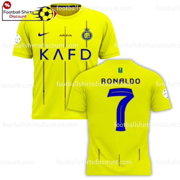 Al Nassr Home Football Shirt Ronaldo 7 23 24