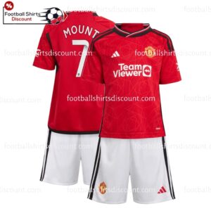 Manchester United Home Mount 7 Kid Football Kit Discount 2023/24