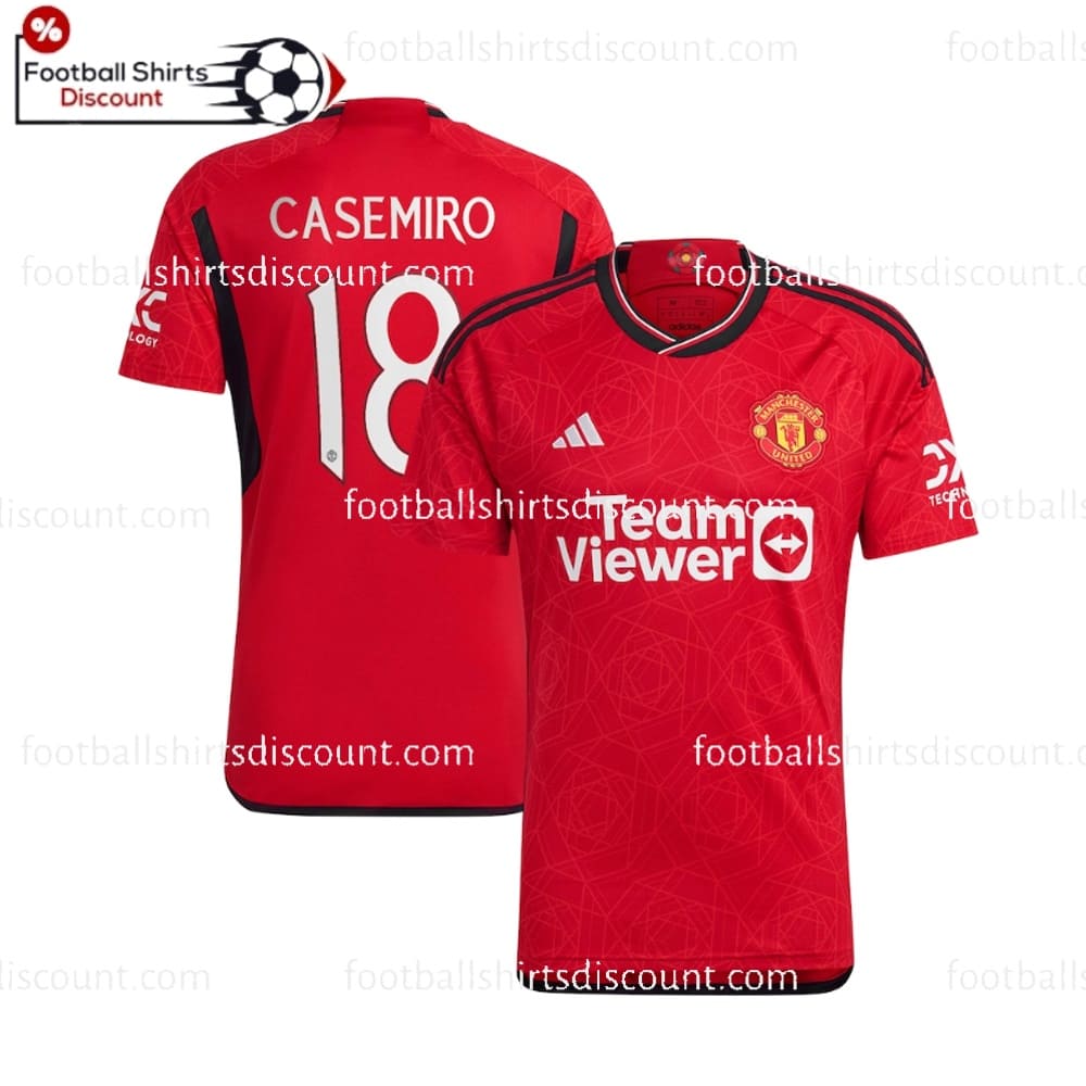Manchester United Home Casemiro 18 Men Football Shirt Discount 2023/24