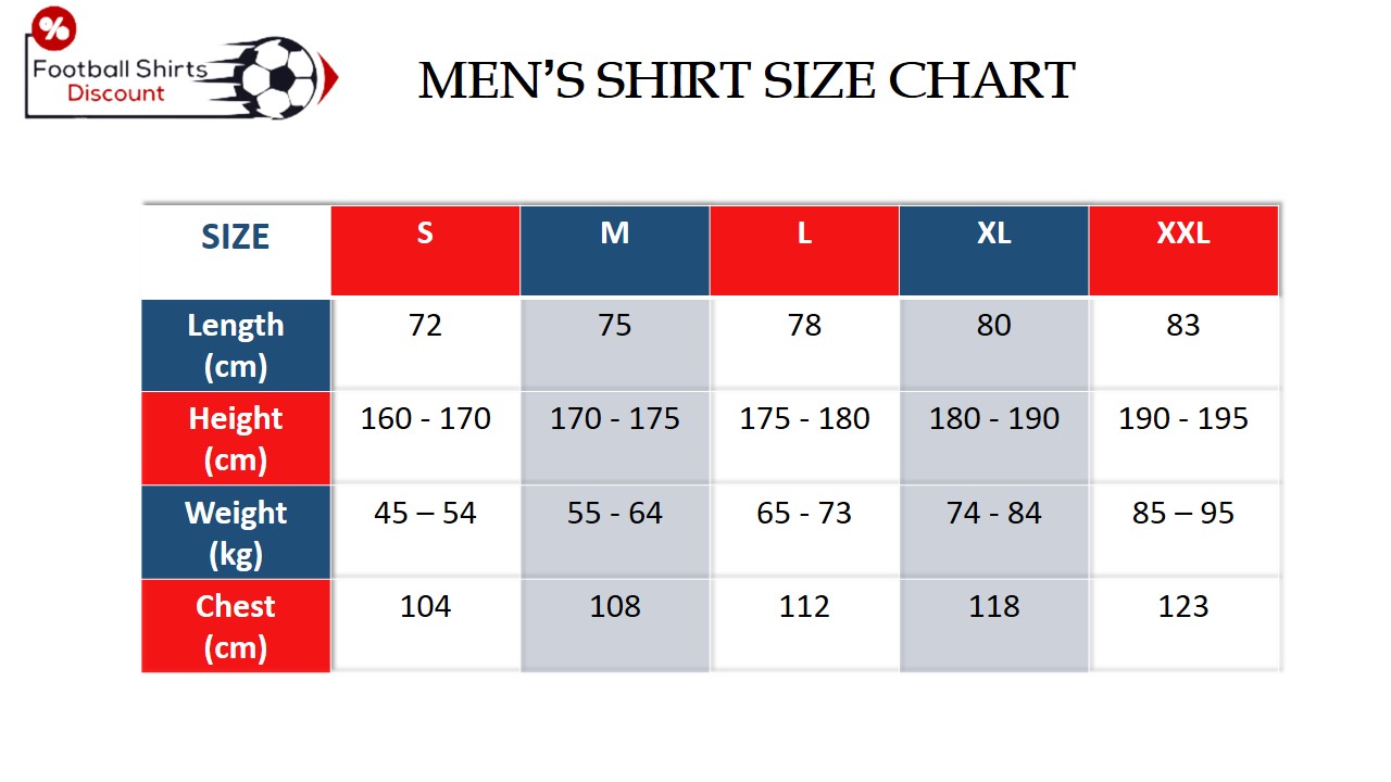 Men Size Chart