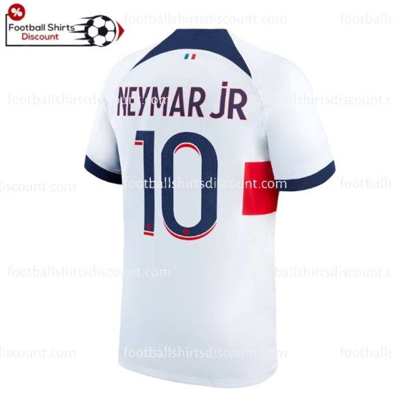 the back of PSG Away Neymar Jr 10 Men Football Shirt Discount 2023/24