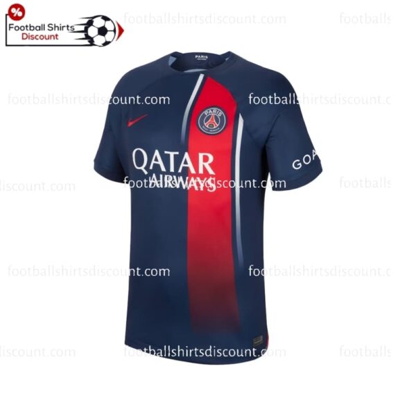 the front of PSG Home Men Football Shirt Discount 2023/24