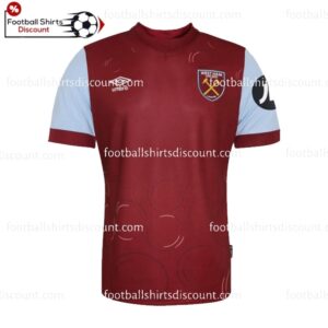 the front of West Ham United Home Men Football Shirt Discount 2023/24