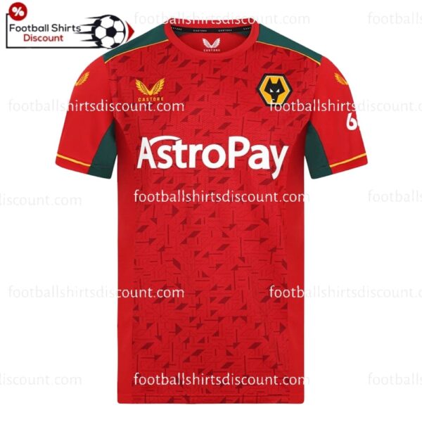 the front of Wolves Away Men Football Shirt Discount 2023/24