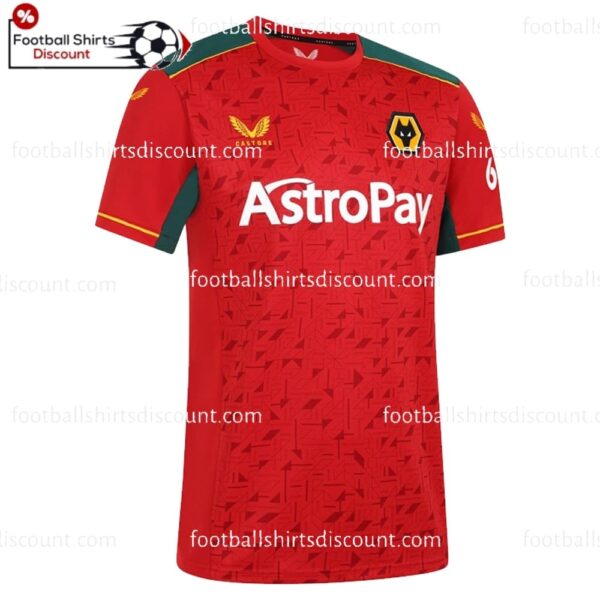the front of Wolves Away Men Football Shirt Discount 2023/24