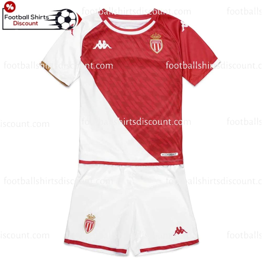 AS Monaco Home Kid Kit 23-24