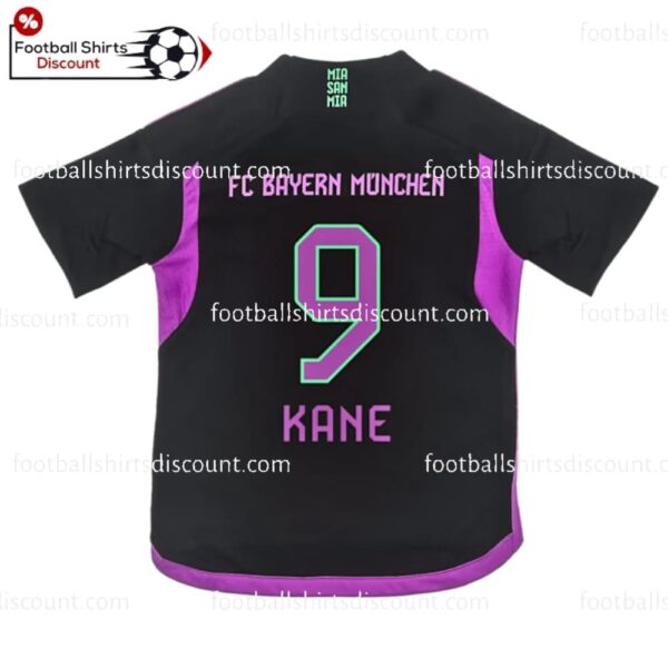 Bayern Kane 9 Away Kids Football Kit 23 24