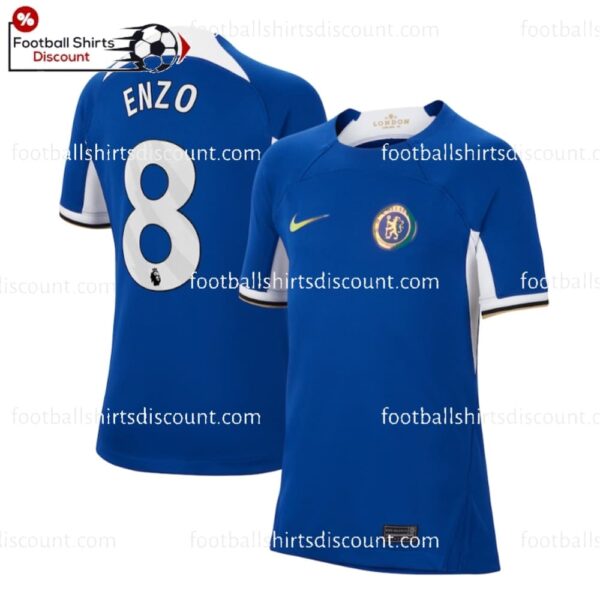 Chelsea Home Men Shirt 23-24 Enzo 8 Printed