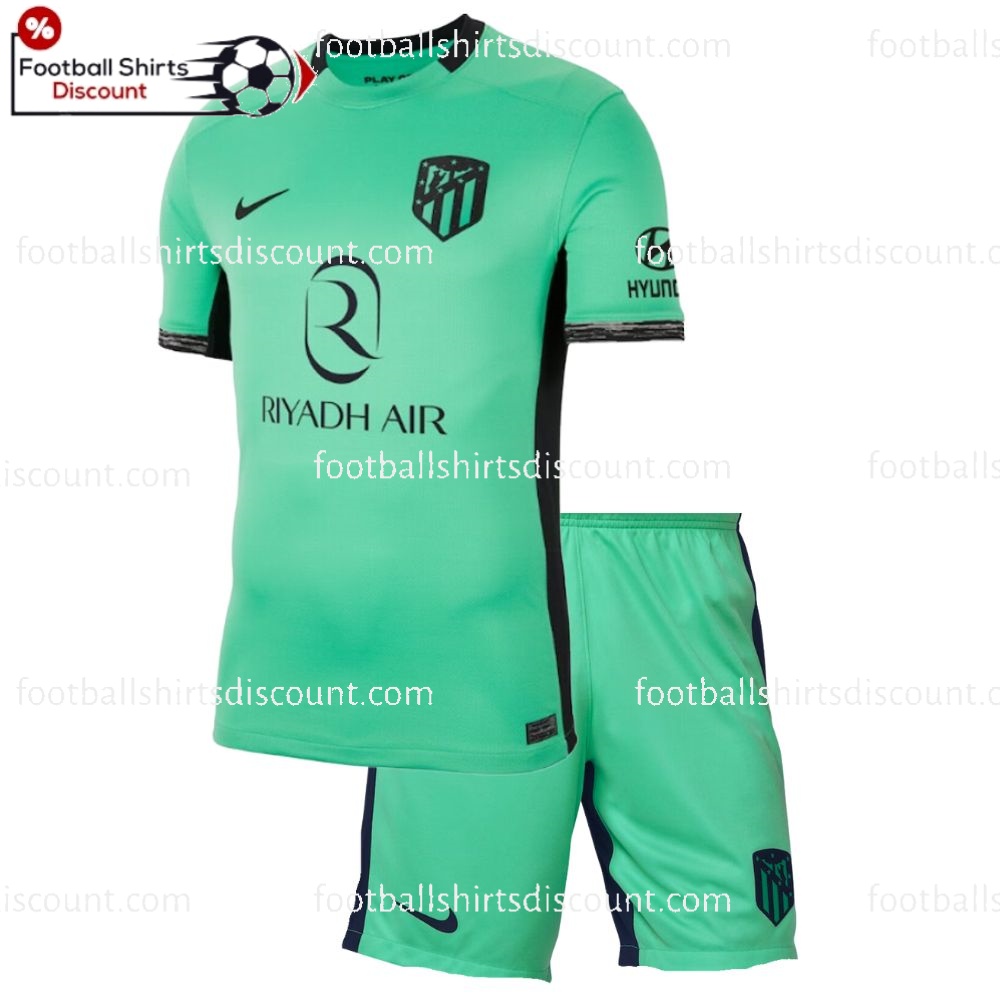 Atletico Madrid Third Kid Kit 2023-24