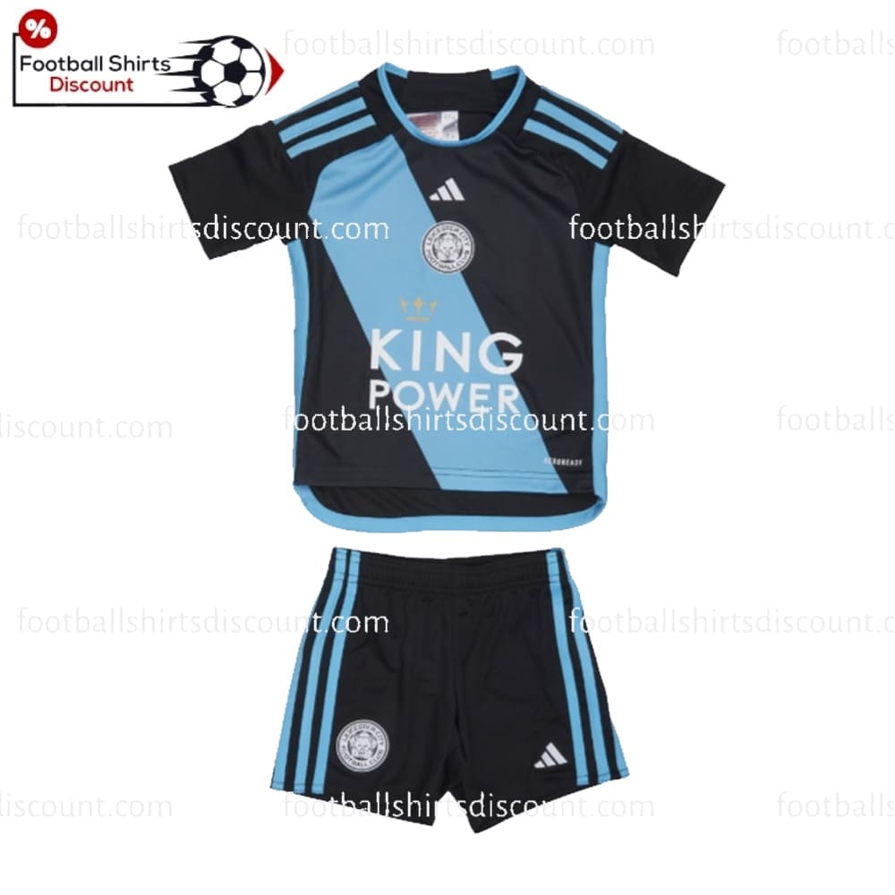 Leicester Away Kids Kit 23 - 24