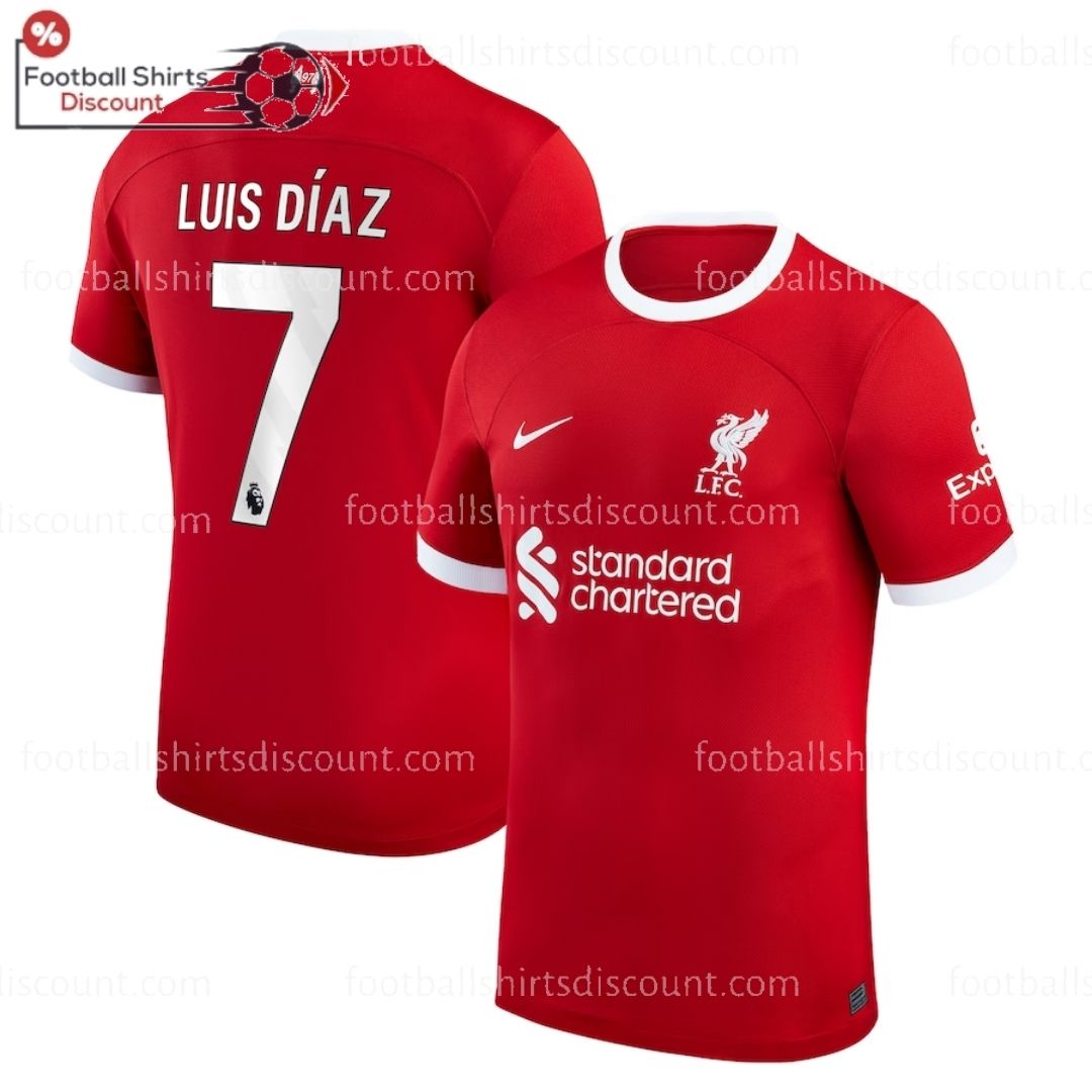 Liverpool Home Men Shirt 2023-24 Luis Diaz 7