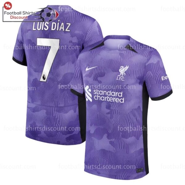 Liverpool Third Men Shirt 2023-24 Luis Diaz 7