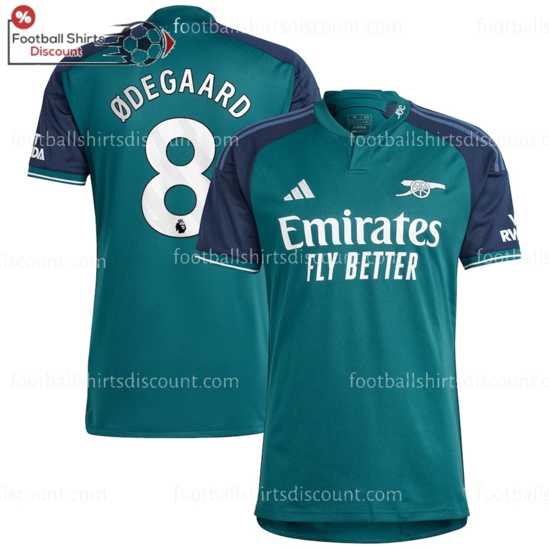 Arsenal Third Men Shirt 2023-24 Ødegaard 8 Printed