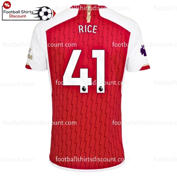 Arsenal Rice 41 Home Men Football Shirt 23 24