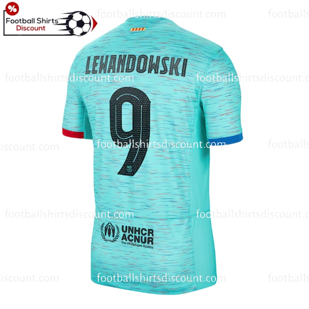 Barcelona Third Men Shirt 2023-24 Lewandowski 9