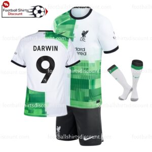 Liverpool Away Kid Kit 2023-24 Darwin 9