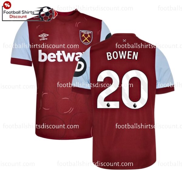 West Ham United Bowen 20 Home Men Football Shirt 23 24