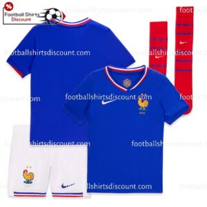 France Home Kids Football Kit 2024 (With Socks)