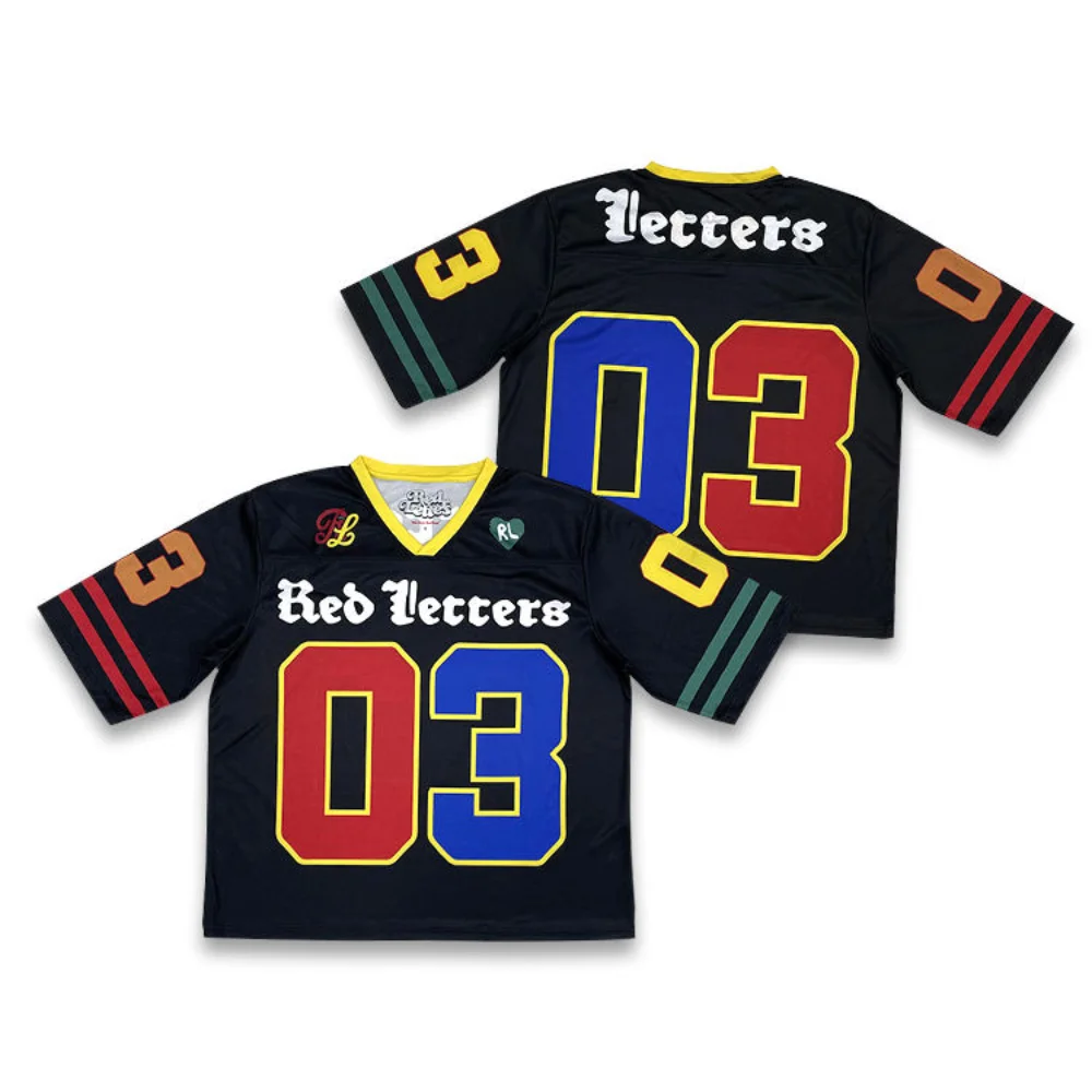 Men's Classic Football Shirt - Black, Breathable Mesh