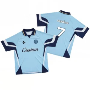 Men's Classic Football Shirt - Blue, Lightweight