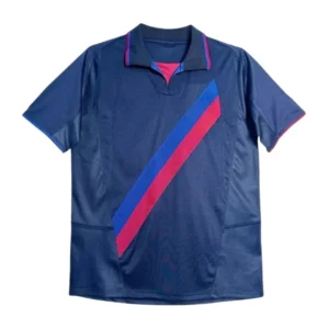 Retro Men Shirt Polo Collar navy